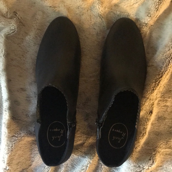 Black Jack Rogers Ankle Boots NWOT - Picture 4 of 5